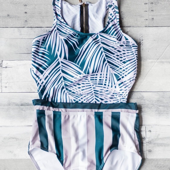 Lalou Breezy Palm Monokini - Picture 1 of 4